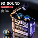 Fone de ouvido Bluetooth sem fio M25 TWS com redução de ruído estéreo, controle de toque e microfone para jogos