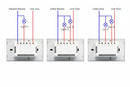 Interruptor inteligente Wi-Fi de parede com toque sensível, controle remoto, 1 a 4 botões, para luz LED, com painel de vidro.