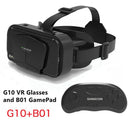 Óculos de Realidade Virtual 3D IMAX G10 Originais, Caixa de Realidade Virtual Google Cardboard para Smartphones de 4,7 a 7", Joystick Compatível