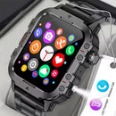 Smartwatch 2025 Masculino e Feminino Militar para Atividades ao Ar Livre com GPS, Monitoramento de Frequência Cardíaca e Monitoramento do Sono, Resistente à Água, Compatível com iOS e Android