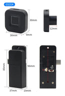Fechadura de came sem perfuração Tuya Smart Fingerprint Lock para armários, portas, gavetas, arquivos, caixas de correio, móveis e lockers.
