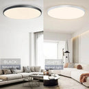 Luminária de teto LED inteligente 36W 50W 220V dimerizável, moderna, com controle remoto por aplicativo para quarto e sala de estar.