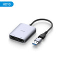 Adaptador Hagibis USB-A/C para HDMI compatível com MST, conversor para dois monitores e três telas, compatível com laptops Windows e Mac M1/M2/M3.