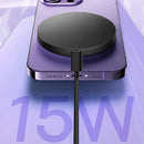 Carregador sem fio magnético de 200 W para iPhone 17, 16, 15, 14, 13, 12 Pro Max, AirPods 4 Pro e outros dispositivos com MagSafe. Estação de carregamento rápido magnética.