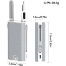 Kit de limpeza 5 em 1 para fones de ouvido, incluindo escova, câmera, celular, tablet, laptop e tela de TV. Caneta de limpeza para AirPods Pro 3, 2 e 1.