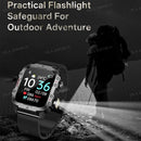 Smartwatch 2025 Masculino e Feminino Militar para Atividades ao Ar Livre com GPS, Monitoramento de Frequência Cardíaca e Monitoramento do Sono, Resistente à Água, Compatível com iOS e Android