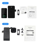 Fechadura de came sem perfuração Tuya Smart Fingerprint Lock para armários, portas, gavetas, arquivos, caixas de correio, móveis e lockers.
