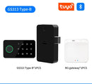 Fechadura de came sem perfuração Tuya Smart Fingerprint Lock para armários, portas, gavetas, arquivos, caixas de correio, móveis e lockers.