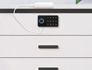 Fechadura de came sem perfuração Tuya Smart Fingerprint Lock para armários, portas, gavetas, arquivos, caixas de correio, móveis e lockers.