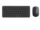 Teclado sem fio Bluetooth Rapoo E9050L/9010M ABNT2 para vários dispositivos, na cor preta, com teclas multimidia.