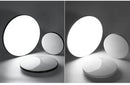 Luminária de teto LED inteligente 36W 50W 220V dimerizável, moderna, com controle remoto por aplicativo para quarto e sala de estar.