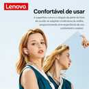 Fones de ouvido sem fio Lenovo LP40 originais, TWS, Bluetooth, com controle por toque, ideais para esportes e com som estéreo para celulares Android.