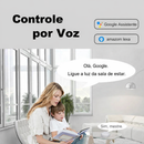 Interruptor inteligente Wi-Fi de parede com toque sensível, controle remoto, 1 a 4 botões, para luz LED, com painel de vidro.