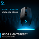 Mouse gamer sem fio Bluetooth Logitech G102/G304 2.4G para notebook, escritório e desktop não conecta ao programa Superlight