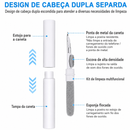 Kit de limpeza para fones de ouvido Bluetooth AirPods Pro 1, 2 e 3, incluindo caneta e escova para limpeza do estojo, compatível com Samsung, Xiaomi, Airdots e Huawei.
